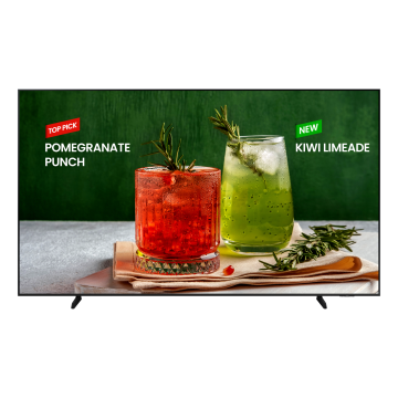 ECRAN SAMSUNG 98'' LFD 4K BE98D-H 16h/7j 3840x2160 400cd/m2 RJ45 3xHDMI 2xUSB Application Business TV Tizen 8.0 OS LH98BEDHLGUXEN