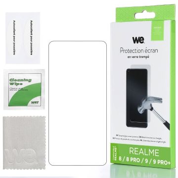 WE Verre trempé REALME 8 / 8 PRO / 9 / 9 PRO +
