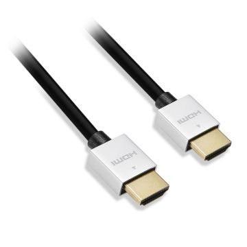 Câble HDMI 2.0 ultra fin 1.5m noir