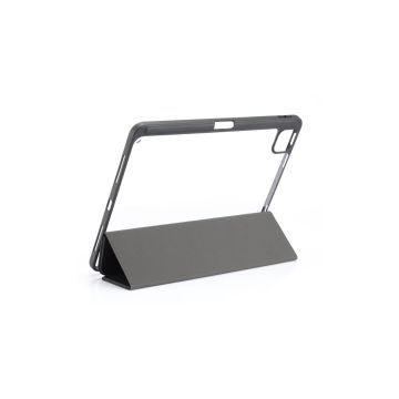 Etui folio WE pour tablette iPad AIR 13" 2024/2025/2026 - Coloris Noir - Fonction support - Dos transparent - Support stylet - Compatible iPadPro 12.9" (génération 3/4/5/6)