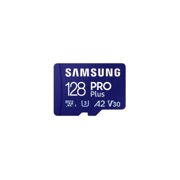 CARTE MEMOIRE SAMSUNG 128 Go MICRO-SD PRO PLUS 2023 avec lecteur USB Classe 10 / MB-MD128SB/WW