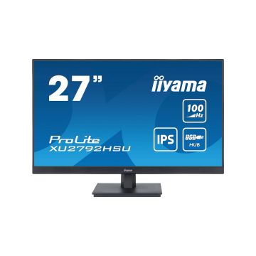 Ecran IIYAMA 27 dalle IPS Ultra mince 0.4ms 1920x1080 100Hz 250 cd/m² 1xHDMI 1xDisplayPort 4xUSB HUB TCO VESA 100x100 / XU2792HSU-B6