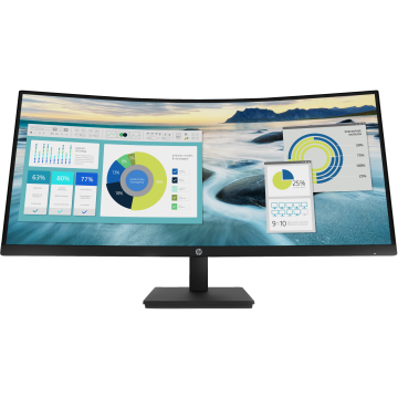 Moniteur HP P34hc G4 34'' WQHD VA Incurvé 5 ms GtG 250nits HDMI/ Display Port/ USB-C PD 65W 4x USB-A 3.2 Regl Hauteur,Inclinable Hautparleur 3/3/0 21Y56AA