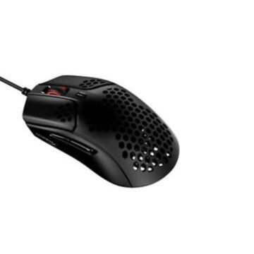 HyperX Pulsefire Haste Noir - Souris filairE - PC, PS5, PS4, Xbox Series X|S, et Xbox One, Compatibilité logicielle: HyperX NGENUITY, Éclairage RGB LED