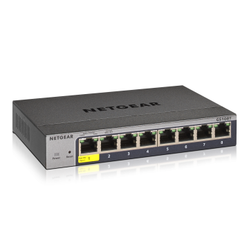 Netgear GS108Tv3 - Switch 8 port 10/100/1000 - Tension CC.