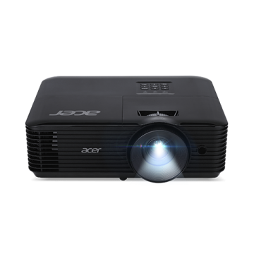 PROJECTEUR ACER X1128i Noir SVGA (800x600) DLP 4,500 ANSI Lumens 20 000:1, Haut-parleur de 3W Mode ExtremeEco, Zoom 1.HDMI D-Sub RCA USB A MR.JTU11.001