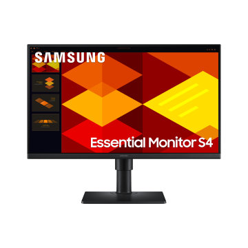 ECRAN 24 Samsung S40GD Noir 1920x1080 IPS 16:9 5ms 250cd/m² 100Hz 2xHDMI 2xUSB DisplayPort Haut-parleurs 1W Pied Inclinable Orientable Pivotable LS24D406GAUXEN