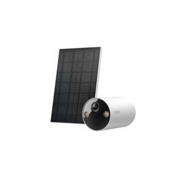 Caméra de sécurité Tapo WIFI intelligente sans fil 2K 3MP sur batterie + panneau solaire stockage 512Go 2.4GHz IP65 Vision nocturne couleur Énergie solaire san
