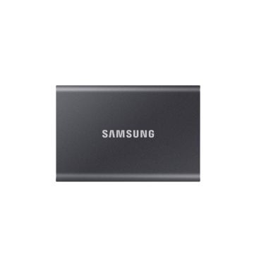 SSD EXT SAMSUNG T7 4To gris titane USB 3.2 Gen 2 Lecture 1050 Mo/s Ecriture 1000 Mo/s MU-PC4T0T/WW