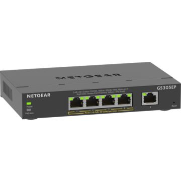 Netgear 5PT GE PLUS SWCH W/ POE+ (GS305EP)