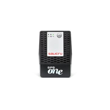 SALICRU Onduleur SPS 500 ONE BL S NOIR Line-interactive 500VA USB 2 prises Shuko/FR protection surcharge Garantie 3 ans 662AG000001
