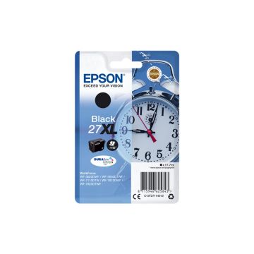 EPSON Cartouche Réveil 27XL Encre Durabrite Noir XL 17,7ml