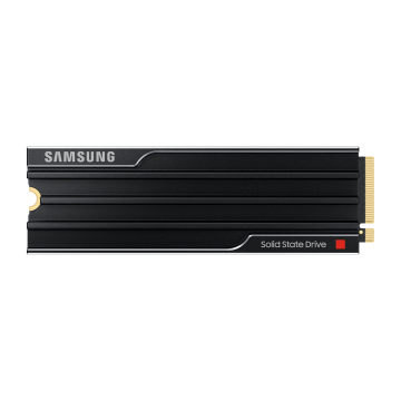 SSD SAMSUNG SERIE 9100 PRO avec dissipateur M.2 4To 2280 PCIe 5.0 x 4 NVMe 2.0 Lecture 14700 Mo/s Ecriture 13300 Mo/s MZ-VAP4T0CW