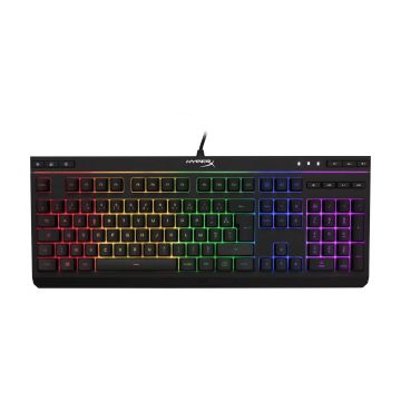 HyperX Alloy Core RGB Noir - Clavier filaire - PC, PS5 , PS4 , Xbox Series X|S et Xbox One, 6 modes LED et 3 niveaux de luminosité, Résistant aux déversements