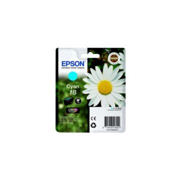 EPSON Cartouche Pâquerette 18 Encre Claria Home Cyan 3,3ml