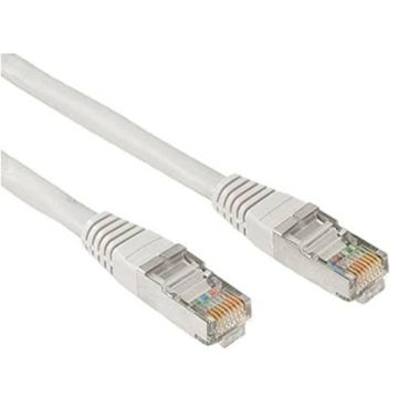 Câble RJ45 mâle/mâle 1.50m droit CAT 6 blindage U/UTP coloris: gris