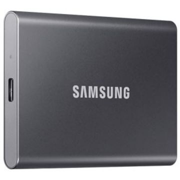 SSD EXT SAMSUNG T7 1TO gris titane USB 3.2 Gen 2 Lecture 1050 Mo/s Ecriture 1000 Mo/s MU-PC1T0T/WW