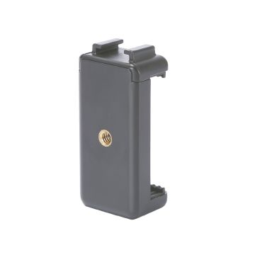 Support tél avec pas de vis 1/4 2 pas de vis 1/4 en bas et au dos ideal pour utiliser avec un trépied
