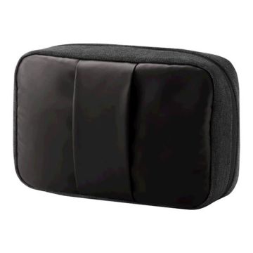 Tech Pouch HP Lightweight Noir, Organisez vos accessoires avec des poches intérieures en filet et une boucle élastique, résistant à l'eau