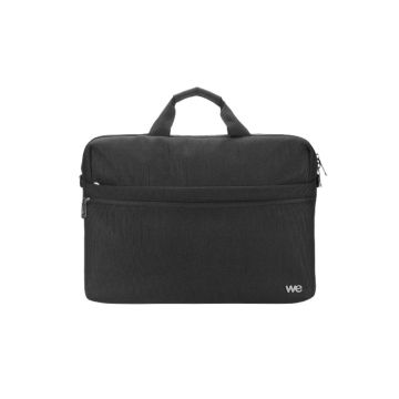 SACOCHE WE PRO 17.3'', polyester 900D, tissu et fermeture imperméable, noir 450x80x330