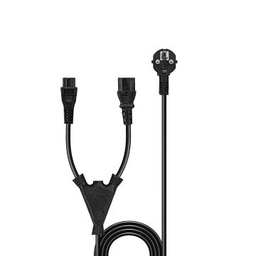 Câble SECTEU en Y, vers IEC C13 & C5, 2m