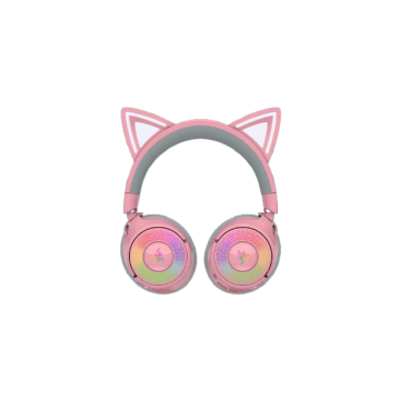 RAZER Kraken Kitty V3 Pro - Casque sans fil RGB Quartz Ed.