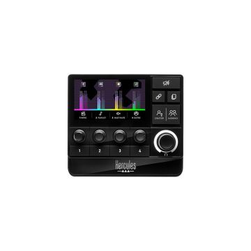 HERCULES Audio controller STREAM 200 XLR - Pilotage simple et intuitif du son des jeux et applications - Mode creator : séparateur d'audios - Streaming avancé