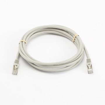 Câble RJ45 Male/Male droit CAT8 S/FTP - Avec snagless - Longueur 3M - Gris - en sachet