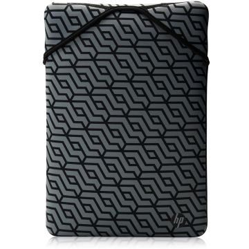Housse de protection - Sleeve réversible ordinateur portable HP 15,6 Motif Géo, en néoprène durable, protège le PC contre les chocs et les rayures 2F2L0AA