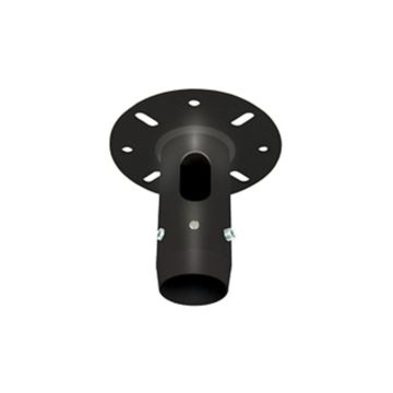 SYSTEME 2 - Fixation au sol/plafond robuste (fixe) pour poteaux de 50 mm Couleur Noir BT7822/B