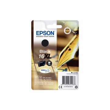 EPSON Cartouche Stylo à plume 16XL Encre Durabrite Noir XL 12,9ml