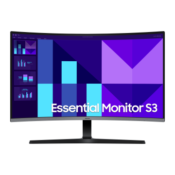 ECRAN 32 SAMSUNG S32D396G Noir 1920x1080 VA 16:9 3000:1 4ms 250cd/m² 100Hz Incurvé 1500R Haut parleurs HDMI Mode anti-scintillement Pied Inclinable