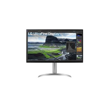 ECRAN LG 32 Blanc 32UQ850V-W 16:9 IPS 5ms 3840x2160 400cd/m² 2xHDMI DP 2xUSB3.0 USB-C HPs 5Wx2 Inclinaison Ajust. Hauteur Pivot AMD Free Sync 