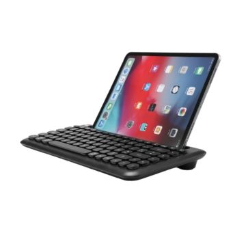 WE Clavier Bluetooth universel avec fonction support pour tablette/smartphone - coloris noir