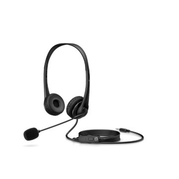 HP-C Casque stéréo USB HP G2, suppression du bruit, confortable et un réglage facile