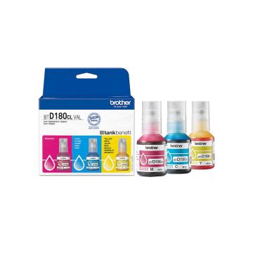 BROTHER Bouteille d'encre Pack 3couleur pour DCP-T580DW, DCP-T583DW, DCP-T780DW, 5000p C/M/Y