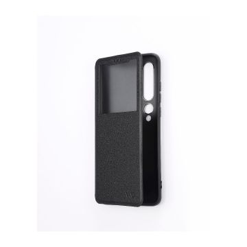 WE Etui folio CLASSIQUE XIAOMI MI 10 PRO Noir - Avec fenêtre