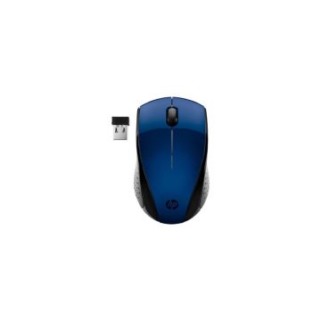 HP 220 Bleue - Souris sans fil Résolution capteur 1300 dpi connexion 2,4 Ghz 3 boutons, autonomie jusqu'à 15 mois en usage quotidien 7KX11AA