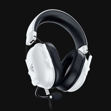 RAZER Blackshark V2 X Blanc - Casque filaire Esports Multiplateforme, Microphone Cardioïde, Son 7.1 Surround, HP 50mm #