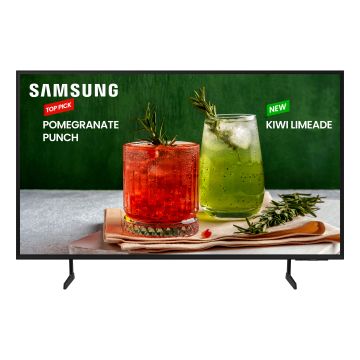 ECRAN SAMSUNG 85'' LFD 4K BE85D-H 16h/7j 3840x2160 300cd/m2 RJ45 2xHDMI USB Application Business TV Tizen 8.0 LH85BEDHLGUXEN