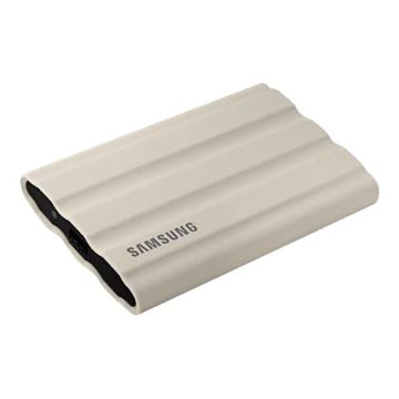SSD EXT SAMSUNG T7 Shield 1000G Beige USB 3.2 Gen 2 Lecture 1050 Mo/s Ecriture 1000 Mo/s MU-PE1T0K/EU