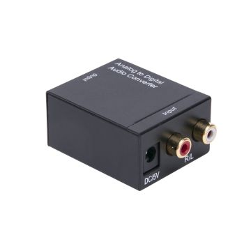 Kit de conversion audio analogique/numérique - 1 entrée RCA / 1 sortie optique ou coaxial