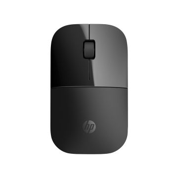 HP Z3700 Noire - Souris sans fil - fonctionne sur une large gamme de surfaces, durée de vie jusqu'à 16 mois, 1 x pile AA