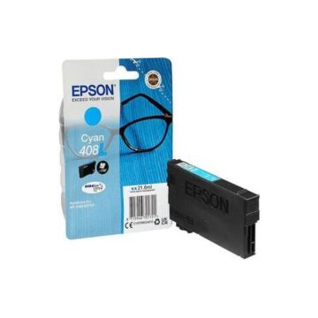 EPSON Encre Cyan 21.6ml DURABrite Ultra Lunettes - 408/408L