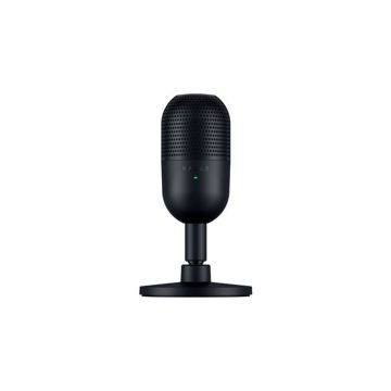 RAZER Seiren V3 Mini Black - Microphone USB RGB - condensateur supercardioïde, Tap-to-Mute, éclairage réactif, limiteur Gain numérique, Amortisseur de Chocs