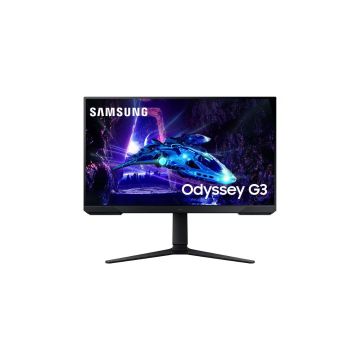 Ecran 27'' Samsung Gaming Odyssey G3 - G30D Noir VA 1920x1080 1ms 250cd/m² 180Hz 1xHDMI 1xDisplay Pied Réglable en Hauteur Orientable Pivot Inclinable
