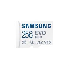 CARTE MEMOIRE SAMSUNG 256G MICRO SD EVO PLUS 2021 avec adaptateur SD 4K classe 10 MB-MC256KA/EU