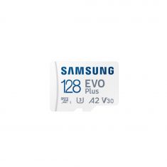 CARTE MEMOIRE SAMSUNG 128G MICRO SD EVO PLUS 2024 avec adaptateur SD classe 10 Lecture 160 Mo/s Ecriture 160 Mo/s MB-MC128SA/EU