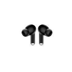 Ecouteurs sans-fil avec écran tactile SOLYS, Bluetooth, batterie intégrée 40mAh, Boitier de recharge 400mAh, ANC+ENC, noir