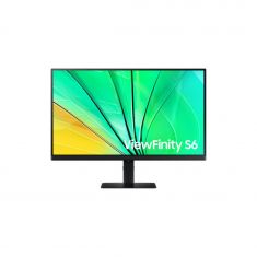 ECRAN 27" SAMSUNG ViewFinity S60D Noir 2560x1440 IPS Bords ultra-fins 5ms 100hz 350cd/m2 3xUSB HDMI DisplayPort VESA Pied modulable haut inclinab orient pivot 